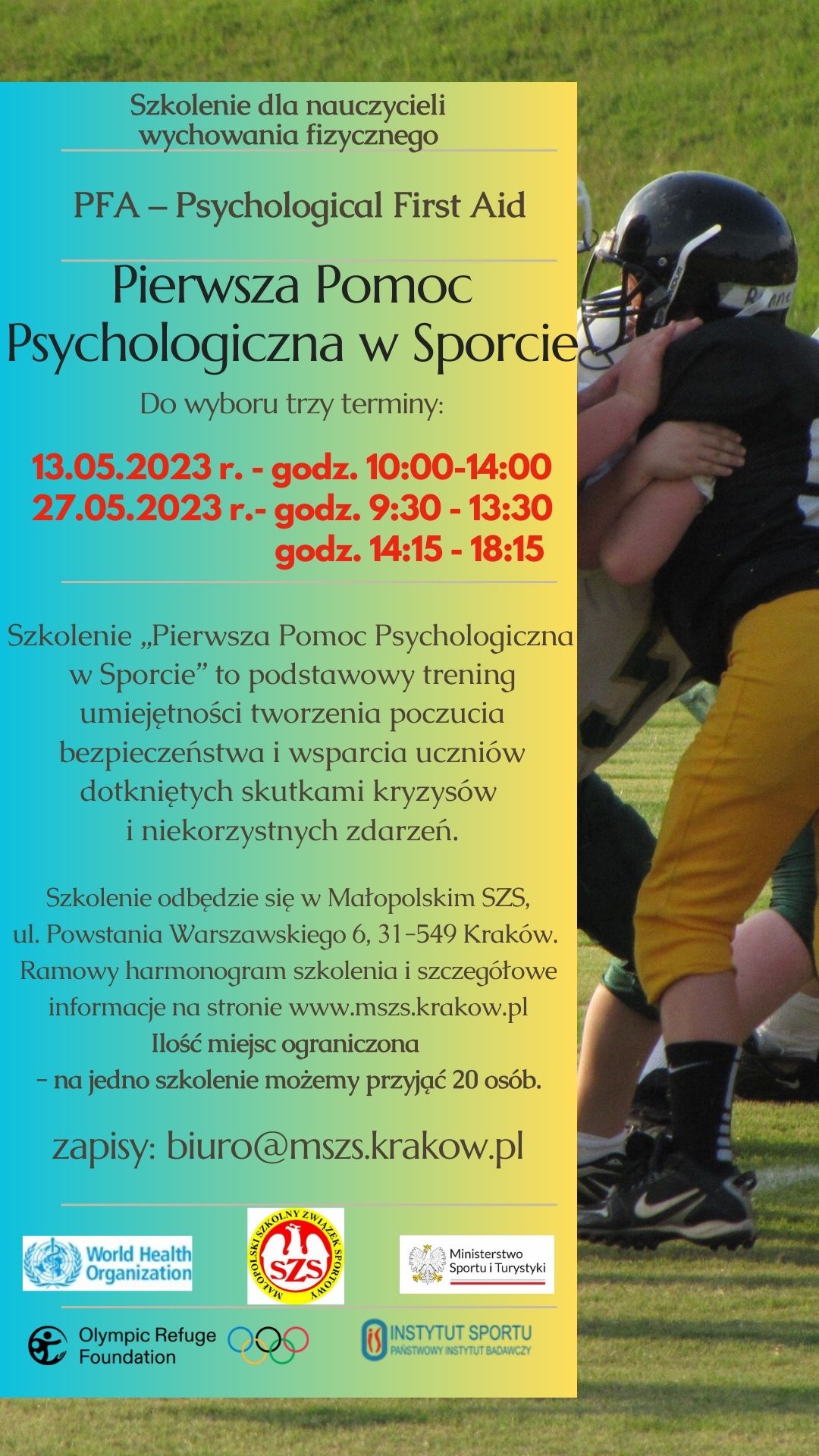 Read more about the article Szkolenie dla nauczycieli wychowania fizycznego (akt. 24.04.2023)