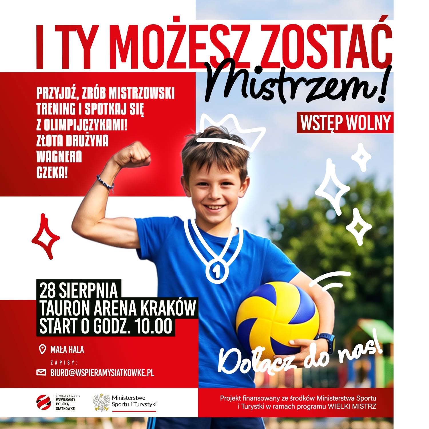Read more about the article I TY MOŻESZ ZOSTAĆ MISTRZEM – 28.08.2026 Tauron Arena Kraków